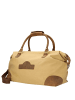 Dermata - Reisetasche Canvas/Leder Kombination 50 cm (brown) in braun
