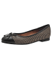 Marco Tozzi Ballerina in BLACK COMB