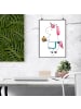 Mr. & Mrs. Panda Poster Einhorn Muffin ohne Spruch in Weiß