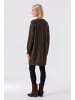 Oui Strickkleid in taupe mel