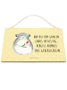 Mr. & Mrs. Panda Deko Schild Chinchilla Blume mit Spruch in Gelb Pastell