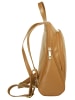 Cluty City-Rucksack echt Leder in gelb