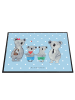 Mr. & Mrs. Panda Schreibunterlage Koala Familie zwei ohne Spruch in Blau Pastell