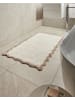 Beliani Badematte NANGAL in Beige/Braun - (W) 80 x (L) 150 cm