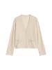 Marc O'Polo Cardigan slim in natural stone