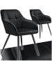 tectake Polstersessel gepolstert, in Samtoptik, gesteppt, 58 x 62 x 82 cm