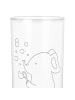 Mr. & Mrs. Panda Wasserglas Elefant Seifenblasen ohne Spruch in Transparent
