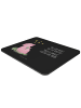 Mr. & Mrs. Panda Mousepad Schwein Glück mit Spruch in Schwarz
