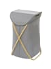 Wenko BAHARI Wäschekorb in Grau, (B) 46 x (H) 68 x (L) 40 cm
