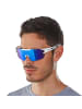 YEAZ SUNSPARK Sport-Sonnenbrille Bright White/Blue in blau