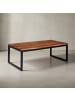 KADIMA DESIGN Couchtisch | Sheesham/Metall, 110x60x40cm, Industrial