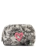 Codello Kosmetiktasche in schwarz weiß - 0001