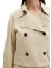 Marc O'Polo Velourslederjacke im Trench-Stil relaxed in Linen Beige