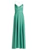 Vera Mont Abendkleid mit Wasserfallausschnitt in Light Green