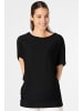 super.natural Merino T-Shirt W YOGA LOOSE TEE in schwarz