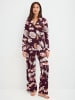 Calida Pyjama in black cherry
