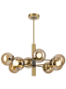 Licht-Erlebnisse Deckenlampe (B)68 x (L)68 x (H)76 cm in Gold Schwarz