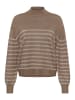 Kaffe Strickpullover KAlizz Loose fit in Morel Melange W. Silver Lurex