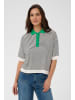 Kaffe Strickpullover KAlizza Baggy fit in Chalk / Black Fine Stripe