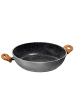 Stoneline Servierpfanne in 24 cm | Braun (Griff)