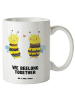 Mr. & Mrs. Panda Jumbo Tasse Biene Verliebt mit Spruch in Weiß