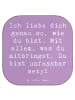 Mr. & Mrs. Panda Glasuntersetzer Spruch Sinnlichkeit lieben mit ... in Lavendeltraum