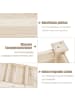 COSTWAY Hochbeet 120cm in Beige