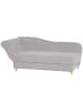 58 aufm Kessel RECAMIERE mit Armteil links klappbar Katia Veloursstoff Buche/silber