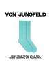 von Jungfeld Classic Socken Signature in Aqua Green