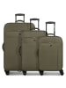 Check.In Sevilla 2.0 4 Rollen Kofferset 3-teilig in olive