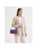 Lazarotti Bologna Leather Pochette Schultertasche Leder 22 cm in purple
