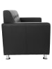 MCW 2er Sofa Pori, Schwarz