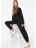 SASSYCLASSY Softe Jogginghose in Schwarz