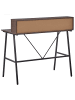 Beliani Schreibtisch HARISON in Braun/Schwarz - (W) 100 x (H) 96 x (L) 53 cm