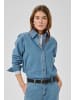 My Essential Wardrobe Langarm - Hemd MWLinn Loose fit in Medium Blue Wash
