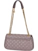 Guess Schultertasche Giully Conv Crossbody Flap in Dark Taupe