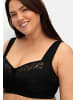 sheego Entlastungs-BH in schwarz