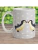 Mr. & Mrs. Panda Kaffeebecher Pinguin Liebe ohne Spruch in Grau Pastell