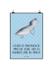 Mr. & Mrs. Panda Poster Axolotl Schwimmen mit Spruch in Blau Pastell