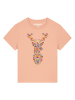 wat? Apparel T-Shirt Floral Deer in Fraiche Peche
