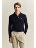 Gant Strickpoloshirt in marine - 0004
