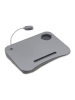 relaxdays Laptopkissen in Grau - (B)44 x (H)5 x (T)34 cm