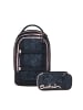 Satch Schulrucksack-Set PACK "Midnight Jungle" 2-tlg. in Schwarz