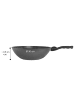 Stoneline Wokpfanne 30 cm mit abnehmbarem Griff | ohne Deckel in Schwarz (Griff-abnehmbar)