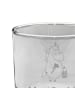 Mr. & Mrs. Panda Whiskey Glas Einhorn Vegan mit Spruch in Transparent
