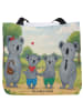 Mr. & Mrs. Panda Tasche Koala Familie zwei Design ohne Spruch in Weiß