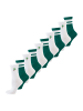 Nur Die  Freizeitsocken Statement Socken mit Stickerei in Mix grün