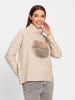 Heine Sweatshirt in elfenbein-khaki-bedruckt