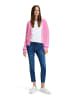 BETTY & CO Grobstrickjacke ohne Verschluss in Moonlite Mauve