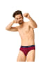 Sloggi Slip 2er Pack in Schwarz/Rot